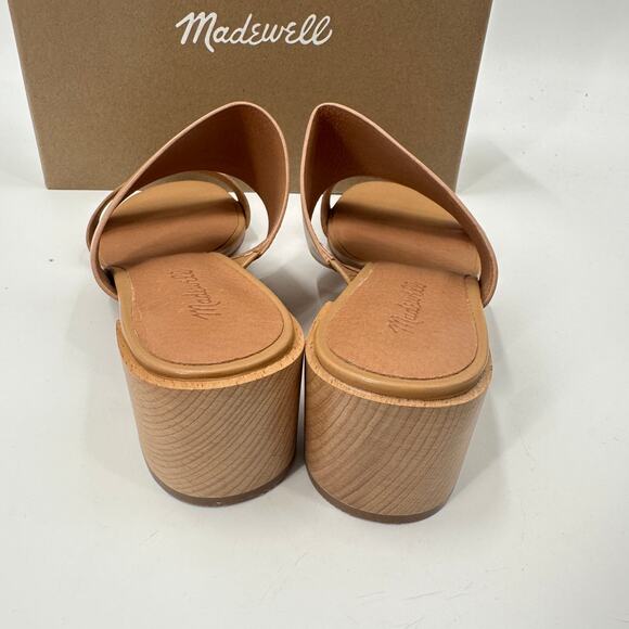 MADEWELL New in Box Keira Mule Sandal in Vintage Beige Leather // 12 - Picture 6 of 13